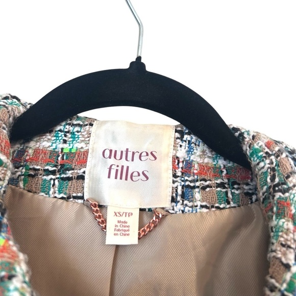 Anthropologie Autres Filles Tweed Jacket with Jewel Buttons- Size XS - Picture 12 of 15